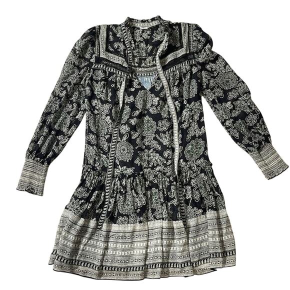 Veronica Beard Nadila Floral Silk Mini Dress - Picture 4 of 7